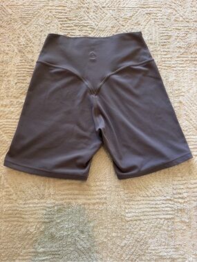 Vitality High Waisted Biker Shorts Gray Women’s Athletic Activewear Size Small